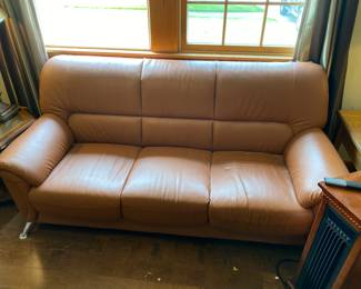 Tan family room couch