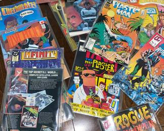 Vast assortment of comic books