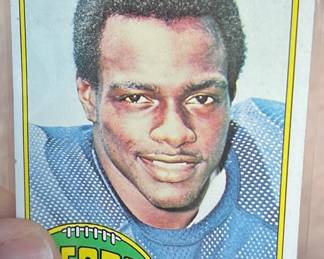 Bears Walter Payton running back sports card