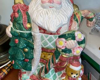 Santa cookie jar