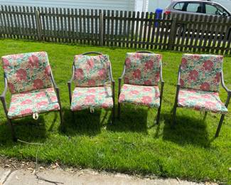 Matching yard chairs