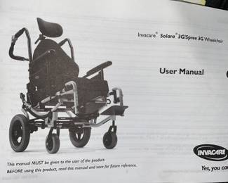 Invacare Solara wheelchair