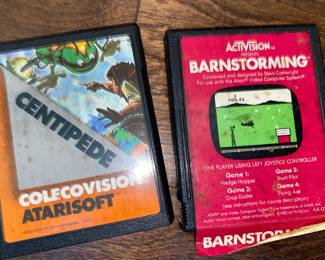 Atari and Activision game cartridges