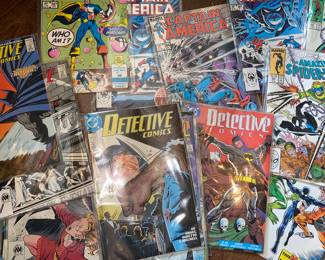 Detective , Capt. America comics