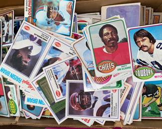 Vtg. Football cards