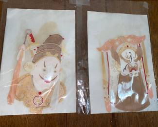 Indonesian shadow puppets