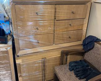 MCM tall boy dresser