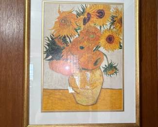 Sunflowers by Vincent Van Gogh print