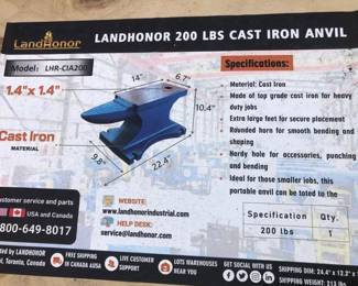 CAST IRON 200 lb. ANVIL