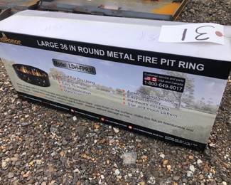 36 METAL FIRE PIT RING