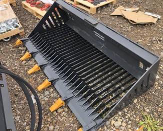 SKID STEER 66 ROCK BUCKET