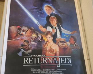 1983 Star Wars Return of the Jedi Theater Poster