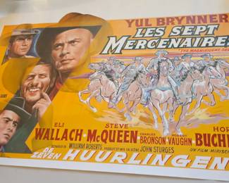 The Magnificent 7 11 X 17 poster in Spanish