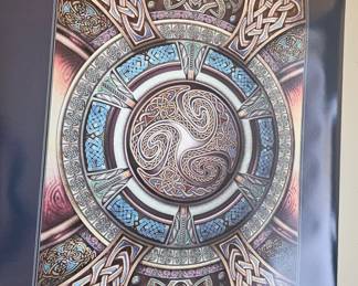 Triskeleton Mandala Poster