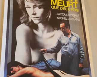 French Theater Poster On Ne Meurt Que Deux Fois