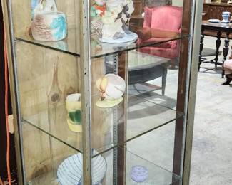 Antique Store Display, Wavy Glass