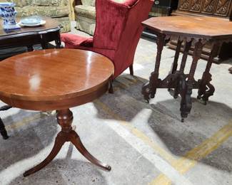Many Antique Tables