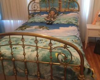 Fancy Brass double bed