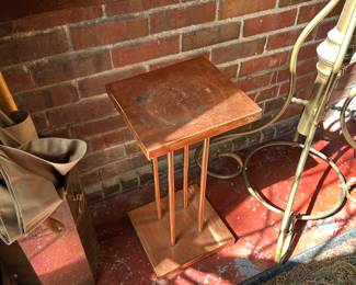 Copper Frank Seckler end table or plant stand