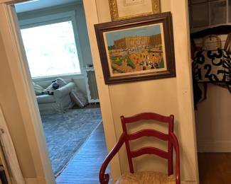 Art
Red chair