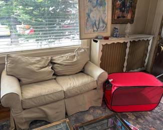 Pottery Barn love seat