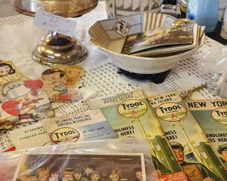 Vintage Gas Station Road Maps