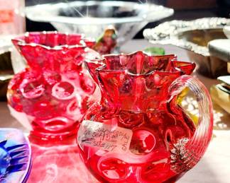 Fenton Cranberry Glass