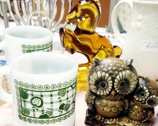 Fireking, Vintage Glass, Menorahs