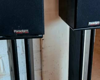 Vintage Paradigm Performance Speakers and Stands