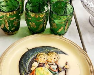 Antique EAPG, Hummel Collector Plate