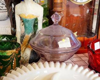 Fenton Silvercrest, Victorian Pattern Glass,