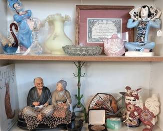 Kaye Finch, Hedi Schoop, Fenton, Antique Egg Scale, Hakata Dolls