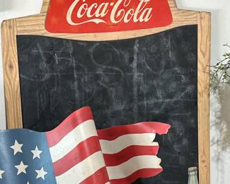 Vintage Coca Cola chalk board