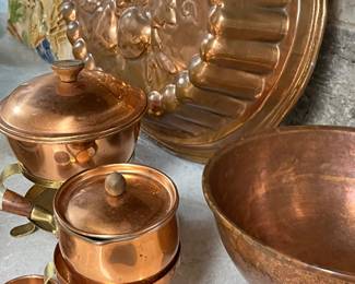Assorted copper pieced