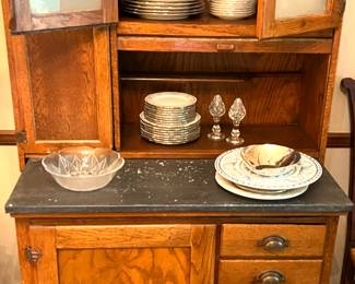 Antique Hoosier baking cabinet