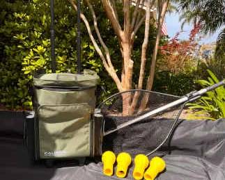 CG126Calissa Rolling Tackle Box And Net