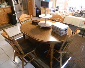 kitchen table with 6 chairs