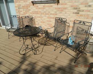 wrought iron furniture