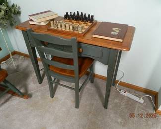 desk with chair