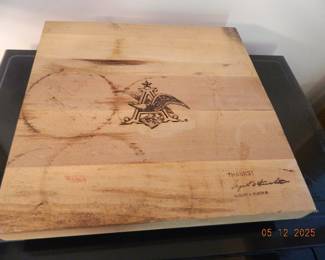 Anheiser Busch cutting board