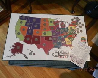 US coin map