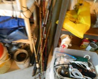 fishing poles