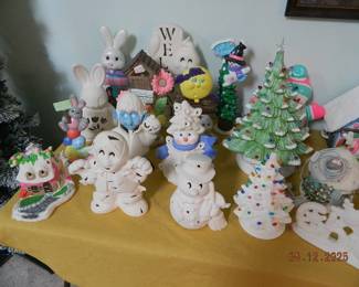 ceramic holiday decor