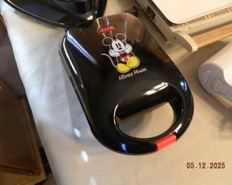 Mickey waffle maker