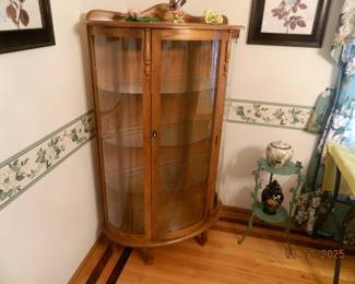 antique curio cabinet