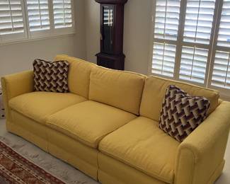 Beautiful yellow couch