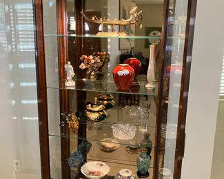 American Martinsville lighted curio