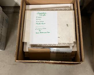 Travertine tile