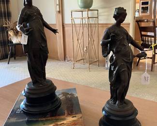Bronze statues