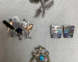 An assortment of silver